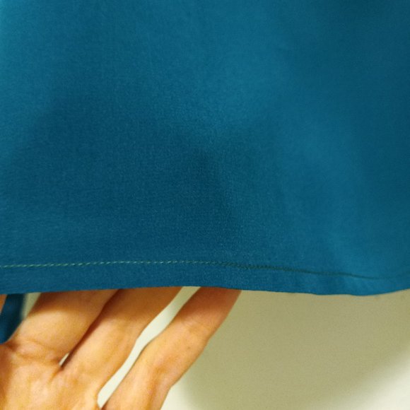 Vintage Silk Cape/Trench Blouse - Picture 7 of 16